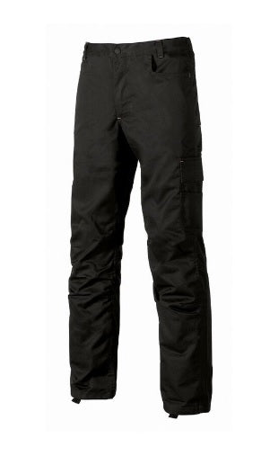 U-POWER PANTALÓN LARGO MODELO ALFA (TALLA FRANCESA 38/54 - BLACK CARBON/GREY METEORITE/ DEEP BLUE)