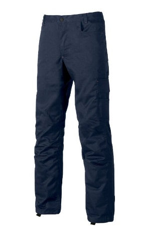 U-POWER PANTALÓN LARGO MODELO ALFA (TALLA FRANCESA 38/54 - BLACK CARBON/GREY METEORITE/ DEEP BLUE)