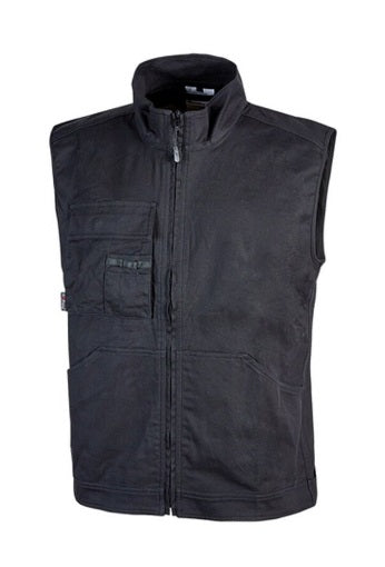 U-POWER CHALECO WAVE (S/4XL - BLACK CARBON/GREY IRON)