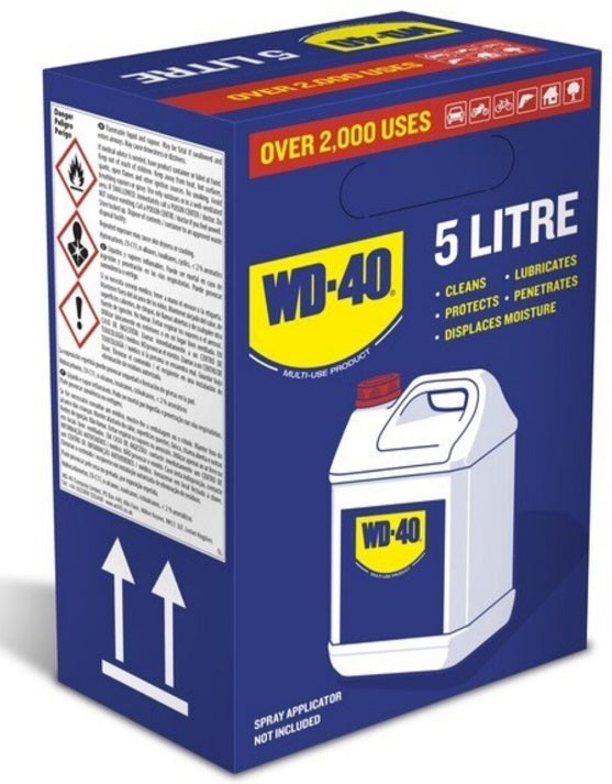WD-40 Lubricante multiuso Garrafa 5L + pulverizador